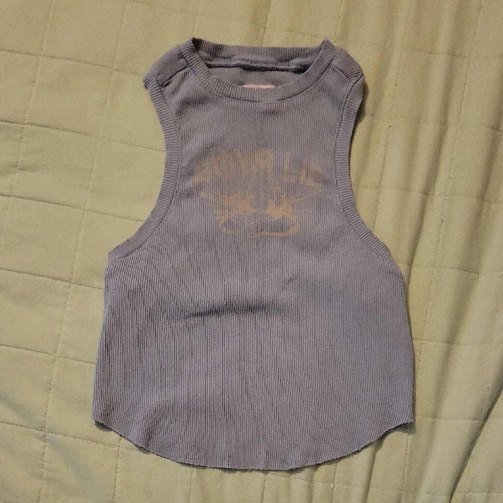 Boys Lie Ribbed Top in Soft Blue